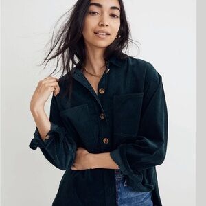 Madewell Forest Green Corduroy Jacket